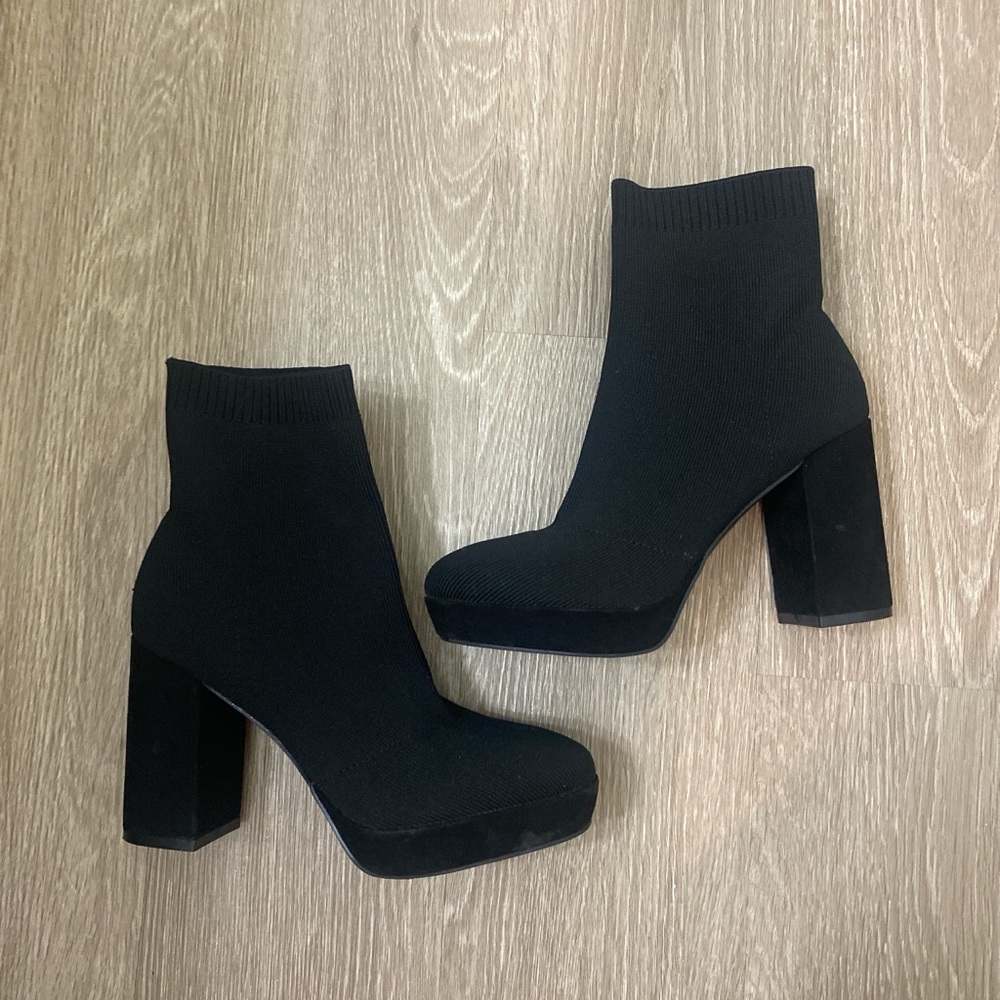 Black Sock Boots